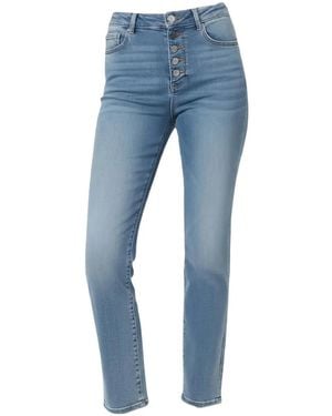 Liu Jo Button Jeans - Blue