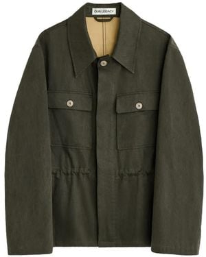 Our Legacy Coated Pocket Jacket - Green