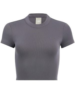 Kith Mulberry Ribbed T-Shirt - Gray