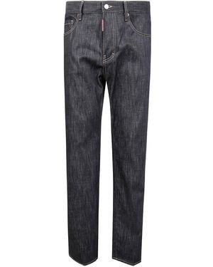 DSquared² Contrast-Stitch Jeans - Grey