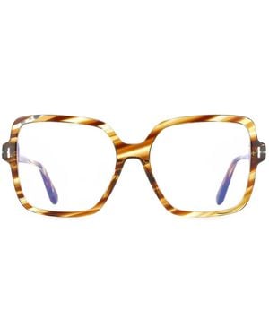 Tom Ford Square-Frame Glasses - Metallic