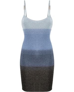 Gcds Striped Degradé Minidress - Blue