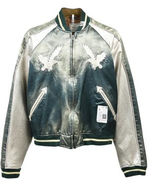 Maison Mihara Yasuhiro Veste Bomber Souvenir - Blue