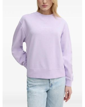 Marc O' Polo Sweater Met Ronde Hals - Paars