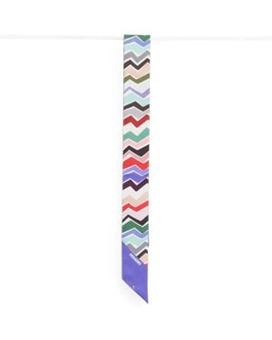 Missoni Zigzag-Print Scarf - White