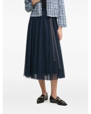 Joop! Elastic-Waistband Tulle Skirt - Blue