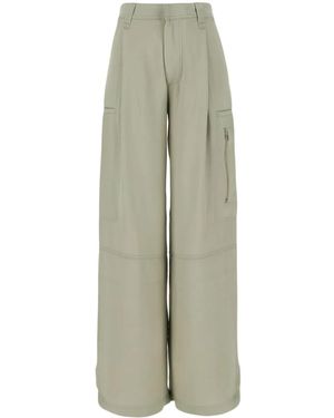 Ami Paris Straight-Leg Cargo Trousers - Natural