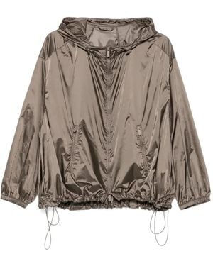 Emporio Armani フーデッド ジャケット - ブラウン