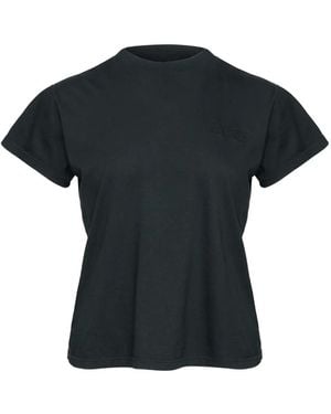 MM6 by Maison Martin Margiela サテンパネル Tシャツ - ブラック