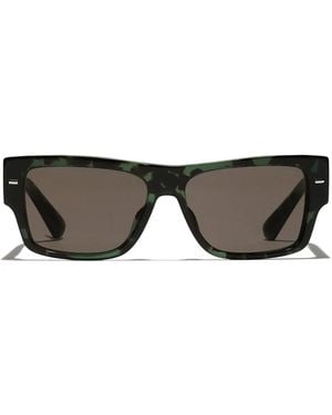 Dolce & Gabbana スクエアフレーム サングラス - ブラック