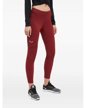 Salewa Patch-Pocket Leggings - Red