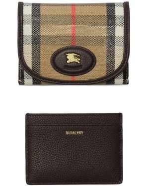 Burberry Highlands Coin Pouch & Card Case - Gray