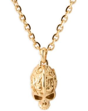 Emanuele Bicocchi Skull-Pendant Necklace - Metallic
