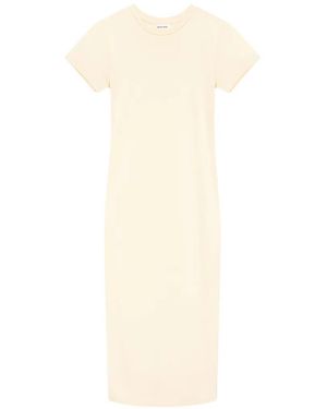 Anine Bing Wynne Short-Sleeved Midi Dress - White