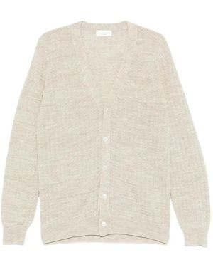 Roberto Collina V-Neck Cardigan - White