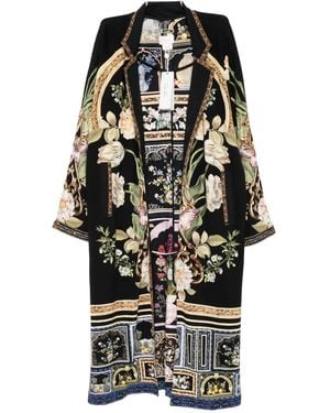 CAMILLA Ottoman Elegance Coat - Black