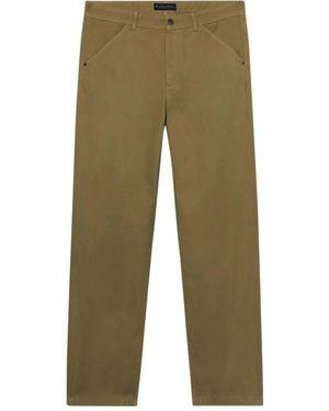 Brooks Brothers Five-Pocket Cotton-Blend Trousers - Green