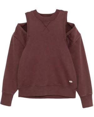 Jean Paul Gaultier Cut-Out Sweatshirt - Purple