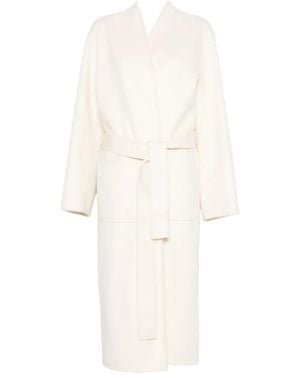 Rohe Belted Wrap Coat - White