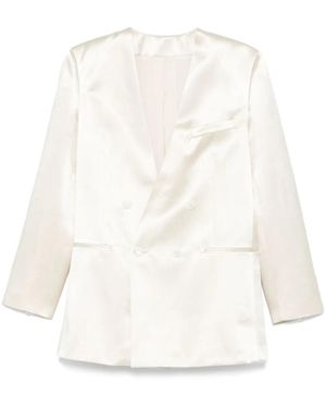 Philosophy Di Lorenzo Serafini Over Doublebreast Jacket - White