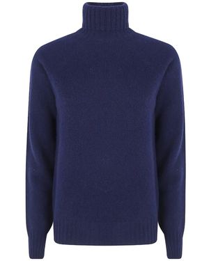 Drumohr Pullover Mit Raglanärmeln - Blau