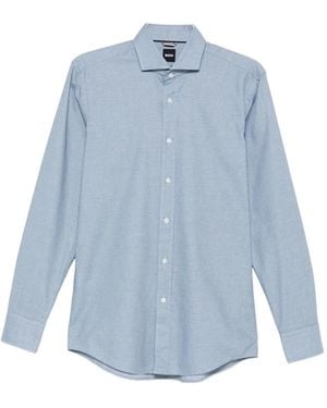 BOSS Cotton Shirt - Blue