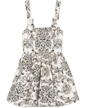 Alice + Olivia Vestido corto Guinevere - Blanco