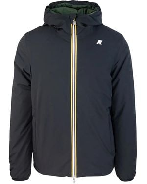 K-Way Hooded Padded Jacket - Blue