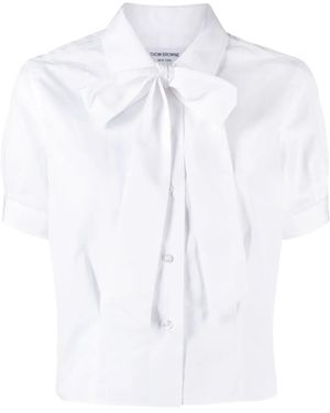Thom Browne Shirt With Decoration - White