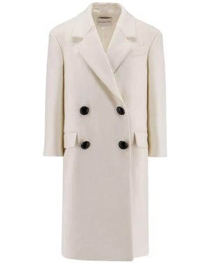 Givenchy Double-Breasted Wool Coat - Natural