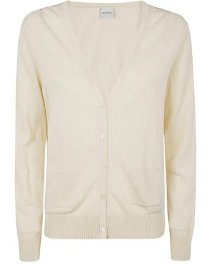 Paul Smith ボタン カーディガン - ナチュラル