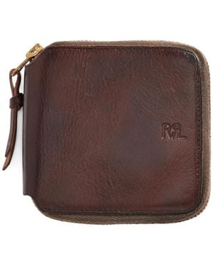 RRL Portemonnaie Mit Reißverschluss - Braun