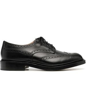Tricker's Tricker's Bourton Leather Brogue Shoes - Black