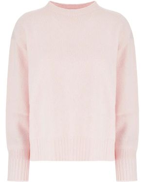 Vanisé Wool Crew-Neck Jumper - Pink