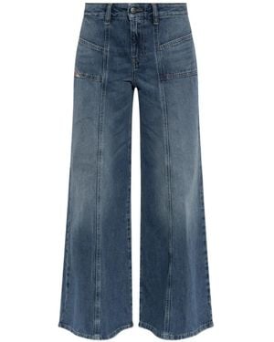 DIESEL D-Akii Panelled Jeans - Blue