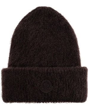 Moncler Mohair Beanie - Black