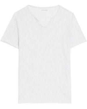 Zadig & Voltaire Monastir Henley T-Shirt - White