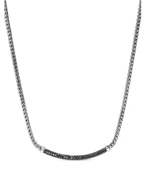 John Hardy Collar Jh Essential Con Zafiro - Blanco
