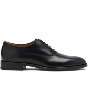 Lanvin Leather Oxford Shoes - Black