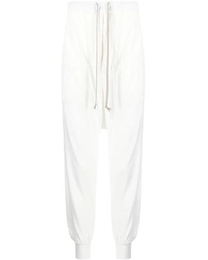 Rick Owens Prisoner Drop-Crotch Trousers - White