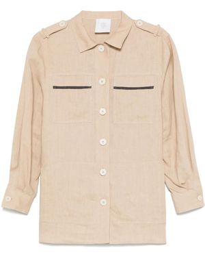 Eleventy Linen Shirt - Natural