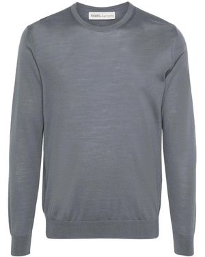 MODES GARMENTS Fine-Knit Merino Wool Jumper - Grey
