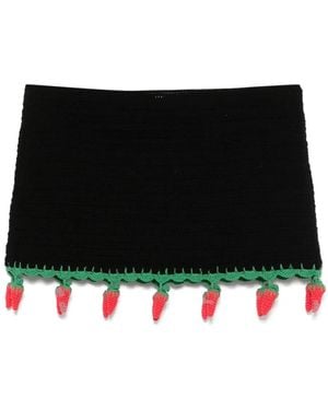 Leslie Amon Minijupe Chilly - Noir