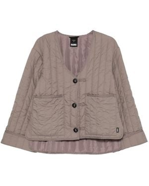 Rains Banja Liner Quilted Jacket - Brown