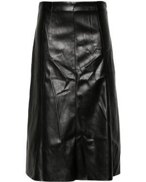 Kaos Falda midi acampanada - Negro