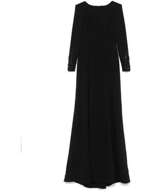 Cristallini Kleid mit Pailletten - Schwarz