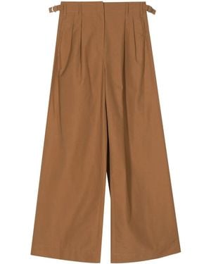 Jonathan Simkhai Leroy Wide-Leg Trousers - Brown