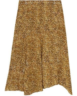 Isabel Marant Hortensia Midi Skirt - Metallic