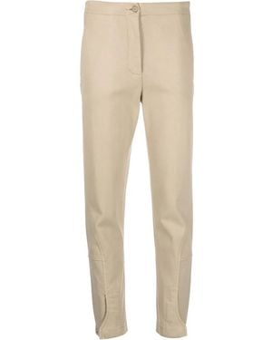 Aspesi High-Waisted Wool Trousers - Natural