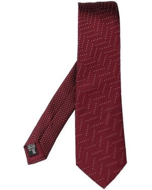 Giorgio Armani Silk Tie - Purple
